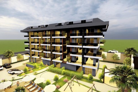 1+1 Leilighet  i Alanya, Antalya, Tyrkia Nr. 83785 - 2