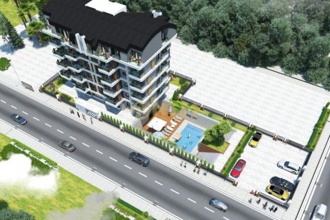 1+1 Leilighet  i Alanya, Antalya, Tyrkia Nr. 83792 - 2