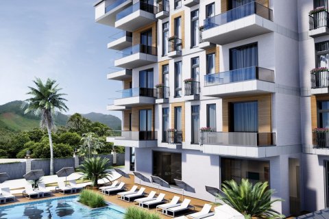 1+1 Leilighet  i Alanya, Antalya, Tyrkia Nr. 79525 - 3