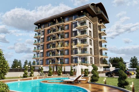 1+1 Leilighet  i Alanya, Antalya, Tyrkia Nr. 83954 - 1