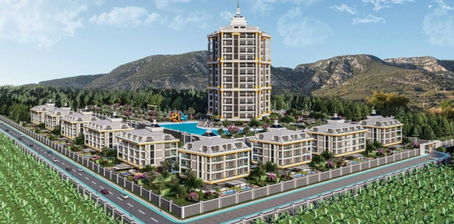 1+1 Bolig kompleks  i Mahmutlar, Antalya, Tyrkia Nr. 79689