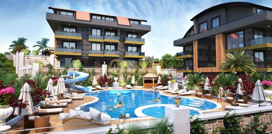 2+1 Leilighet  i Alanya, Antalya, Tyrkia Nr. 83888