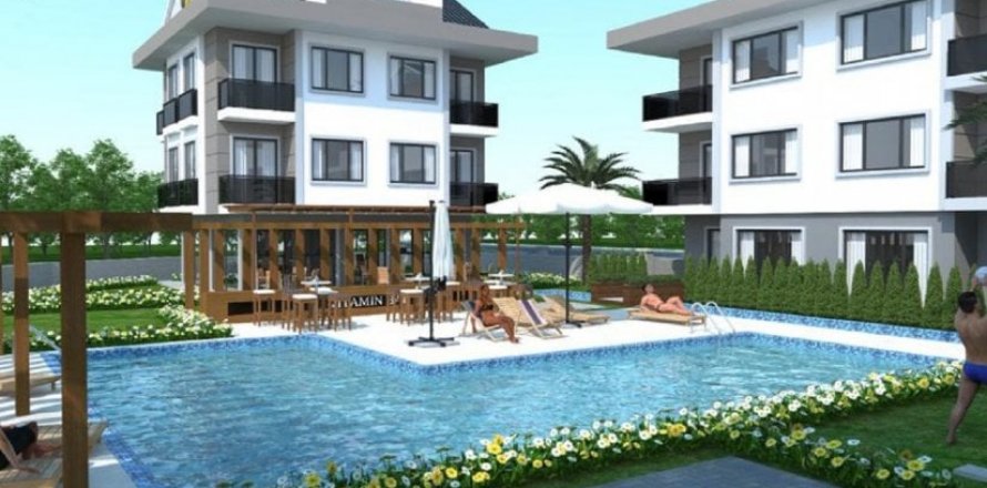 1+2 Leilighet  i Mugla, Tyrkia Nr. 41437