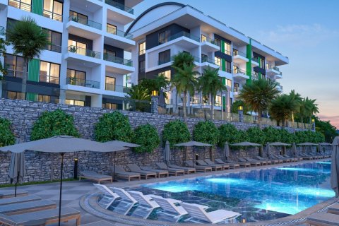 1+1 Leilighet  i Alanya, Antalya, Tyrkia Nr. 83784 - 3