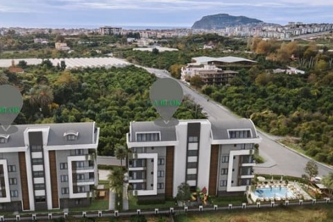 1+1 Lägenhet  i Oba, Antalya, Turkiet Nr. 38605 - 1