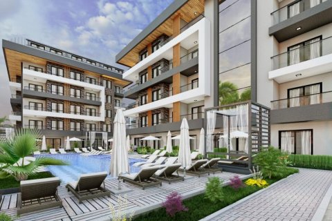 1+1 Lägenhet  i Alanya, Antalya, Turkiet Nr. 38333 - 1