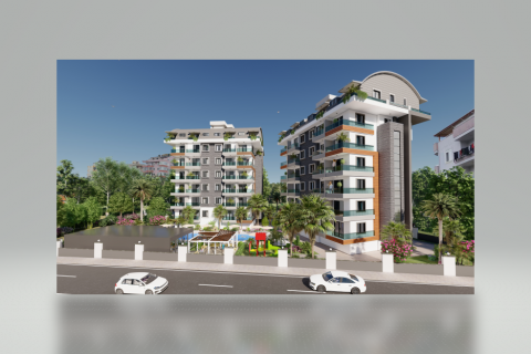 1+1 Lägenhet  i Gazipasa, Antalya, Turkiet Nr. 37883 - 1