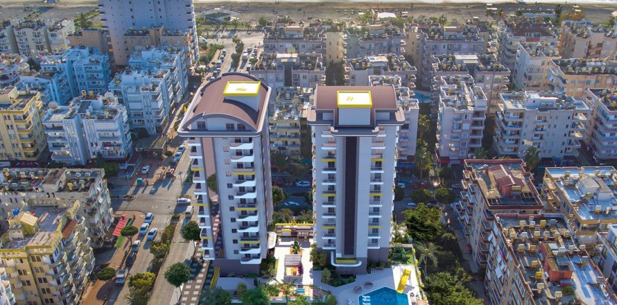 1+1 Lägenhet  i Alanya, Antalya, Turkiet Nr. 38332