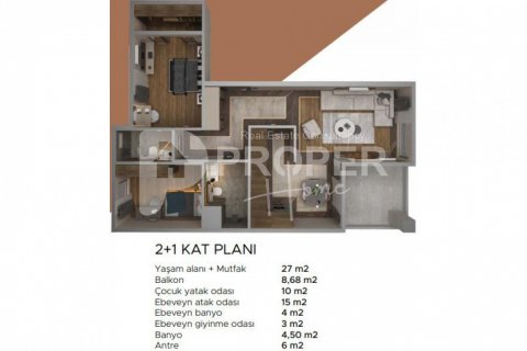 Lägenhet i Altintash, Antalya, Turkiet Nr. 40143 - 15