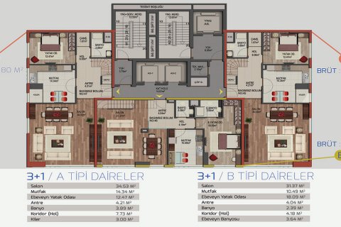 Bostadskomplex  i istanbul, Turkiet Nr. 39315 - 7