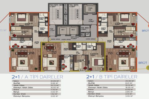 Bostadskomplex  i istanbul, Turkiet Nr. 39315 - 4