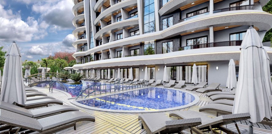 2+1 Takvåning  i Mahmutlar, Antalya, Turkiet Nr. 45783