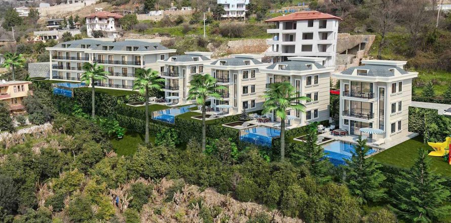 Bostadskomplex  i Alanya, Antalya, Turkiet Nr. 46138