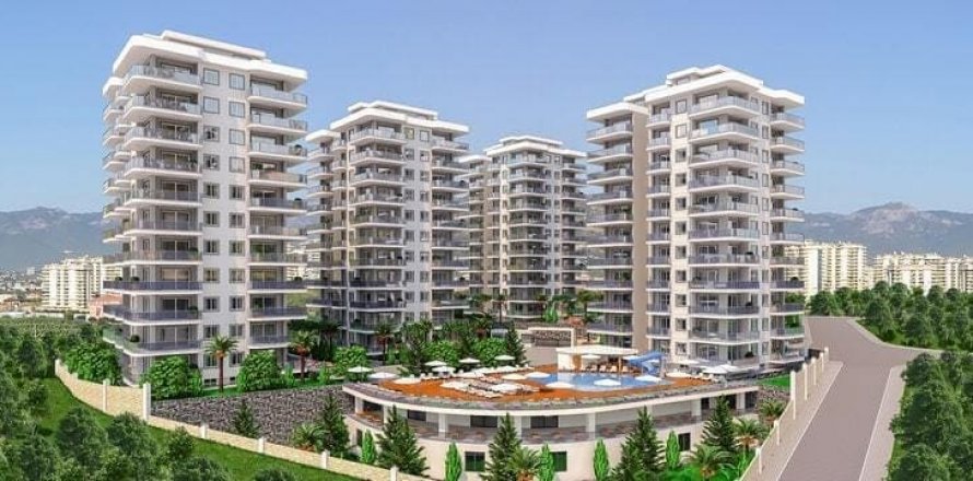 2+1 Lägenhet  i Mahmutlar, Antalya, Turkiet Nr. 33648
