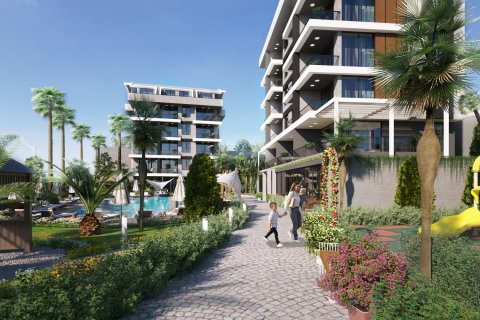 1+1 Lägenhet  i Kargicak, Alanya, Antalya, Turkiet Nr. 46765 - 3