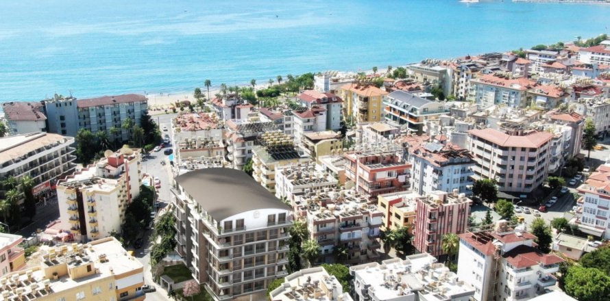 1+1 Lägenhet  i Alanya, Antalya, Turkiet Nr. 37987