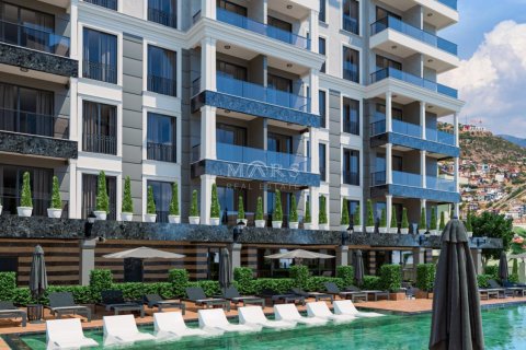 3+1 Lägenhet i Luxurious Project in the Heart of Cleopatra Region, Alanya, Antalya, Turkiet Nr. 49726 - 2