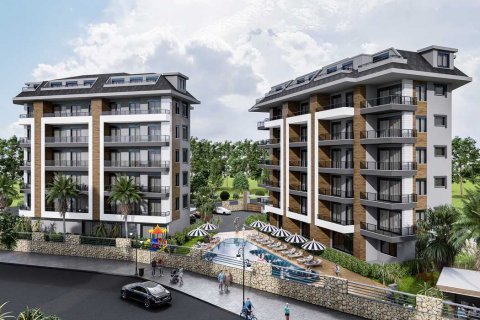 2+1 Lägenhet  i Tosmur, Alanya, Antalya, Turkiet Nr. 48484 - 1