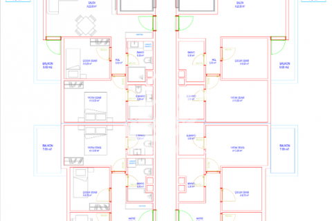 3+1 Takvåning  i Avsallar, Antalya, Turkiet Nr. 47490 - 28