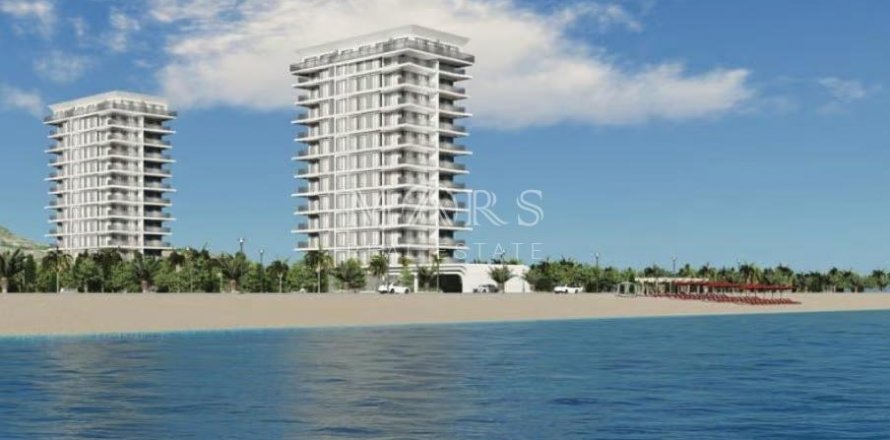 1+1 Lägenhet i Apartments in a residence on the first coastline in Mahmutlar, Alanya, Antalya, Turkiet Nr. 50335