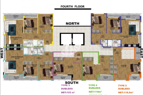 2+1 Lägenhet  i Alanya, Antalya, Turkiet Nr. 36843 - 11