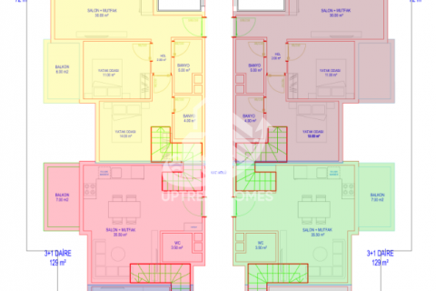 3+1 Takvåning  i Avsallar, Antalya, Turkiet Nr. 47490 - 29