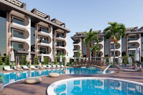 1+1 Lägenhet  i Avsallar, Antalya, Turkiet Nr. 47307 - 1
