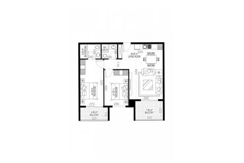 2+1 Lägenhet i Yekta Sungate Residence, Gazipasa, Antalya, Turkiet Nr. 51982