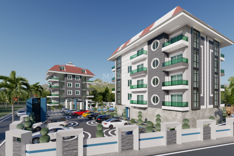 3+1 Lägenhet i Modern residential complex in the Oba area with a swimming pool on the territory and all necessary infrastructure, Alanya, Antalya, Turkiet Nr. 52784 - 1