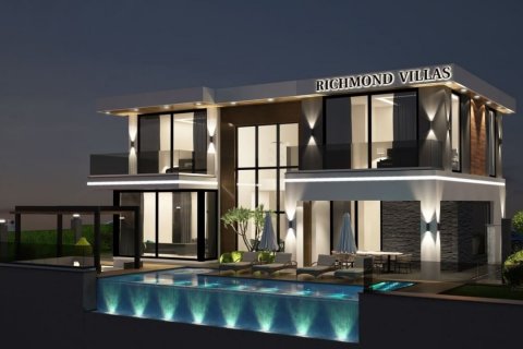 4+1 Villa i RICHMOND VILLAS: роскошные виллы с собственным бассейном и гаражом, Kargicak, Alanya, Antalya, Turkiet Nr. 52083 - 4