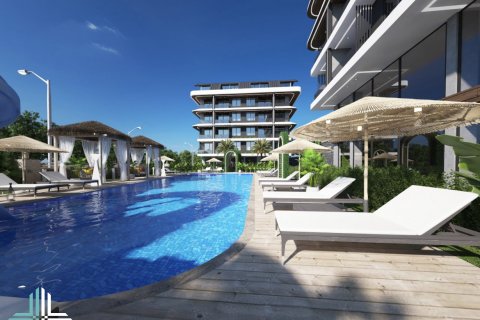 1+1 Lägenhet  i Alanya, Antalya, Turkiet Nr. 53969 - 2