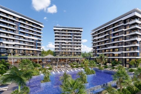 1+1 Lägenhet  i Alanya, Antalya, Turkiet Nr. 53992 - 1