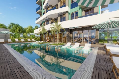 1+1 Lägenhet  i Avsallar, Antalya, Turkiet Nr. 51892 - 1