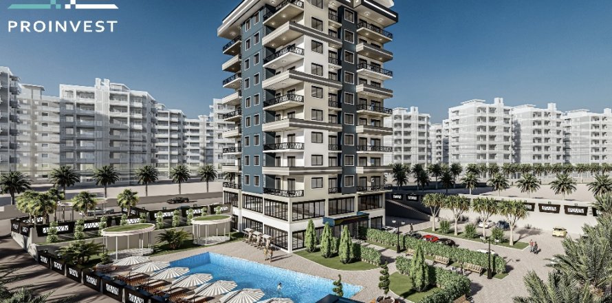 1+1 Lägenhet  i Alanya, Antalya, Turkiet Nr. 51464