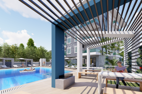 3+1 Lägenhet i Modern residential complex in the Oba area with a swimming pool on the territory and all necessary infrastructure, Alanya, Antalya, Turkiet Nr. 52784 - 20