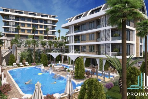 1+1 Lägenhet  i Alanya, Antalya, Turkiet Nr. 52297 - 15