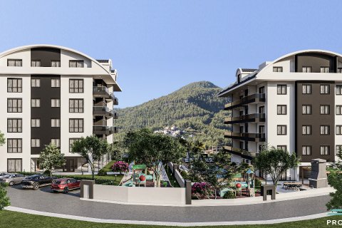 1+1 Lägenhet  i Alanya, Antalya, Turkiet Nr. 53968 - 6