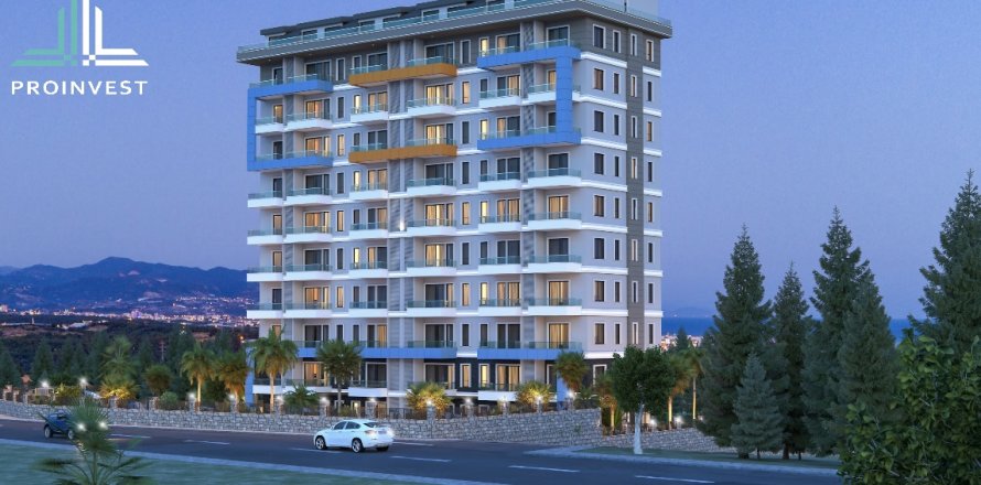 1+1 Lägenhet  i Alanya, Antalya, Turkiet Nr. 52519