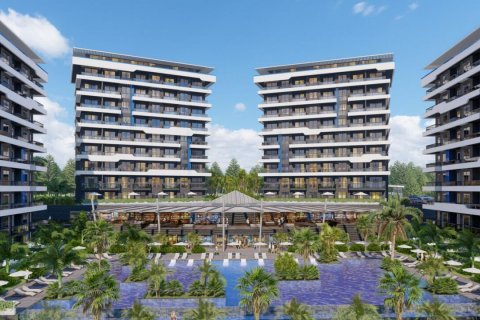 1+1 Lägenhet  i Alanya, Antalya, Turkiet Nr. 53992 - 5