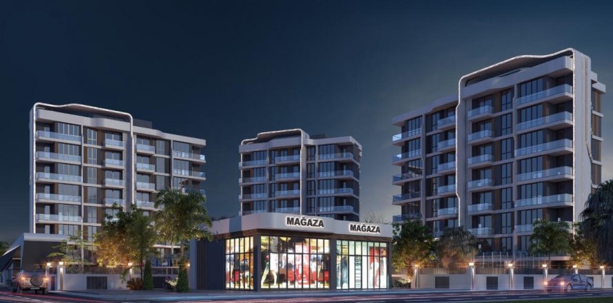 1+1 Lägenhet i Antalya, Turkiet Nr. 53135