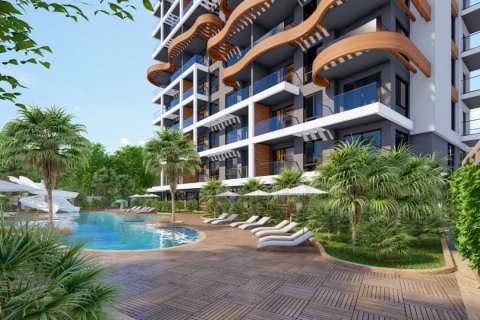 1+1 Lägenhet  i Alanya, Antalya, Turkiet Nr. 58800 - 2