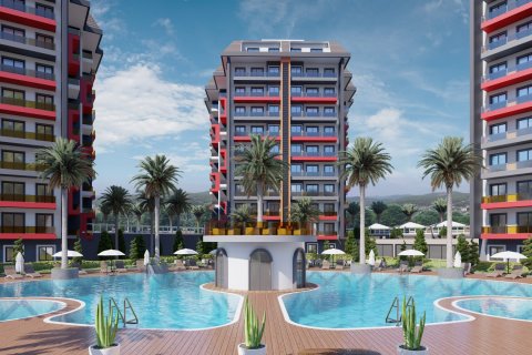 1+0 Lägenhet i Alanya, Antalya, Turkiet Nr. 60913 - 2
