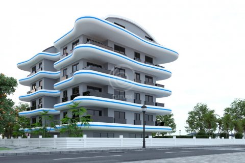 1+1 Lägenhet i Lotus Twins Incekum &#8212; резиденция рядом с Авсалларом, подходит для ВНЖ, Alanya, Antalya, Turkiet Nr. 56372 - 2
