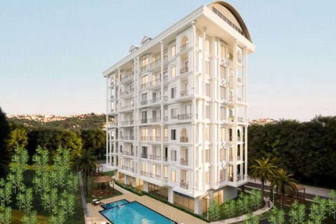1+1 Lägenhet  i Alanya, Antalya, Turkiet Nr. 58934 - 4