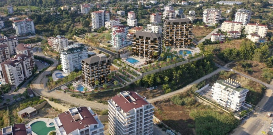 1+1 Lägenhet  i Alanya, Antalya, Turkiet Nr. 58862