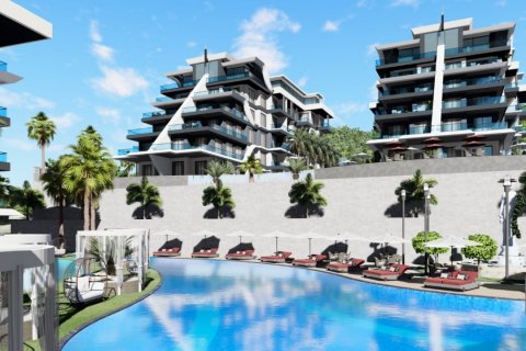 1+1 Lägenhet  i Alanya, Antalya, Turkiet Nr. 58807 - 4