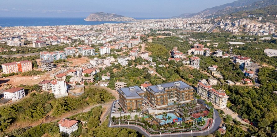 1+1 Lägenhet  i Alanya, Antalya, Turkiet Nr. 58796