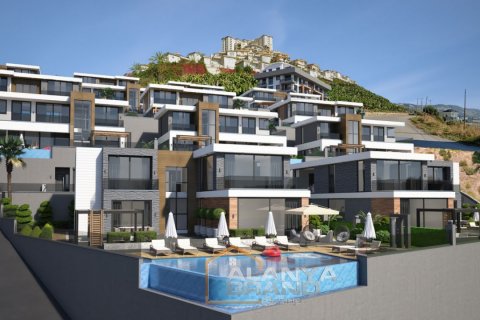 3+1 Lägenhet  i Alanya, Antalya, Turkiet Nr. 59035 - 1