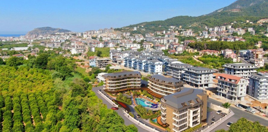 1+1 Lägenhet  i Alanya, Antalya, Turkiet Nr. 58944