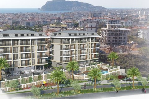 1+1 Lägenhet  i Alanya, Antalya, Turkiet Nr. 58874 - 2